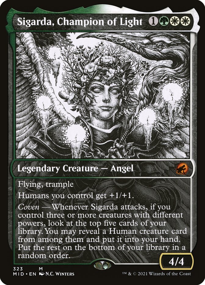 Sigarda, Champion of Light - Showcase - Foil
