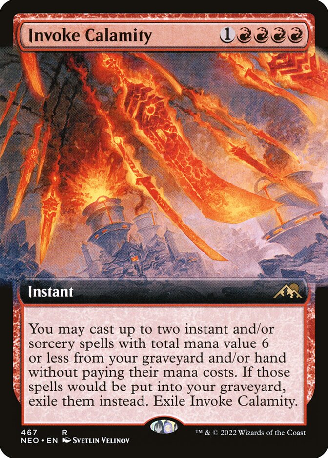 Invoke Calamity - Extended Art - Foil
