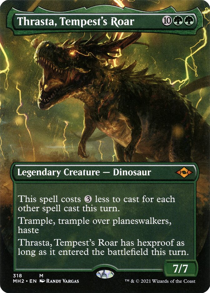 Thrasta, Tempest's Roar - Borderless - Foil
