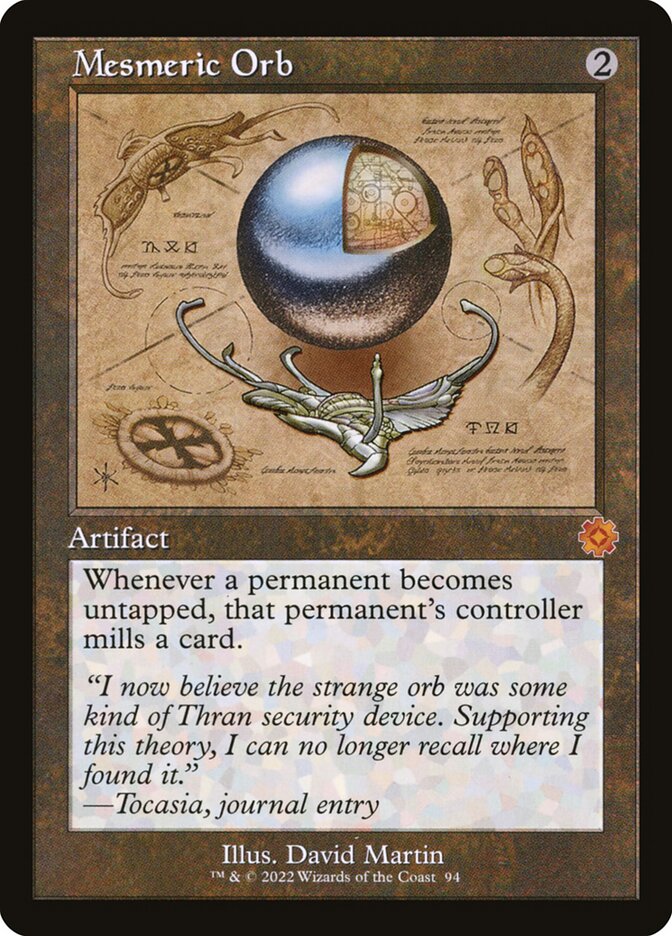 Mesmeric Orb - Schematic - Foil