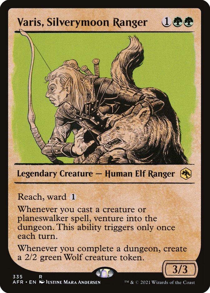 Varis, Silverymoon Ranger - Showcase - Foil