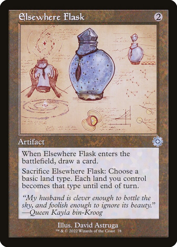 Elsewhere Flask - Schematic - Foil