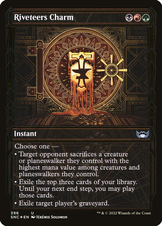 Riveteers Charm - Gilded - Foil