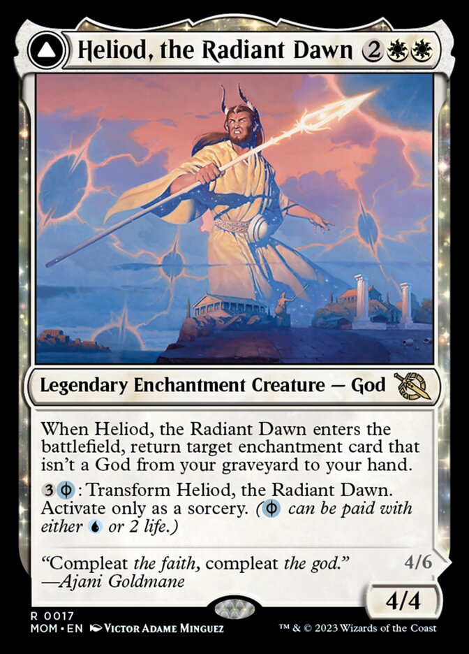 Heliod, the Radiant Dawn // Heliod, the Warped Eclipse - Foil