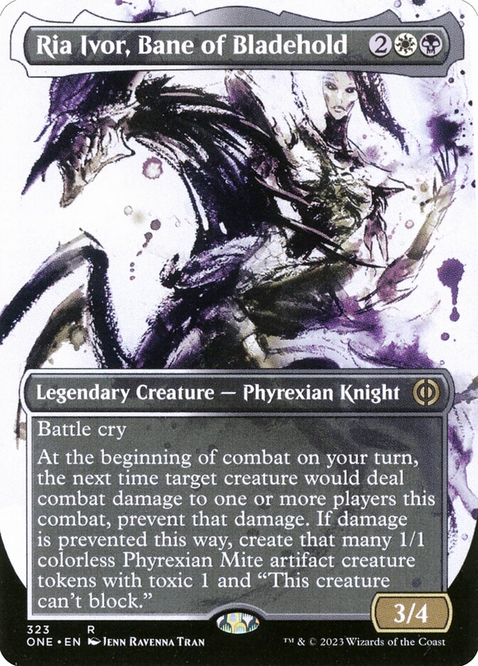 Ria Ivor, Bane of Bladehold - Borderless - Foil