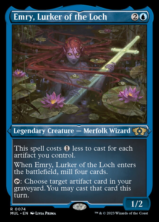 Emry, Lurker of the Loch - Etched - Foil