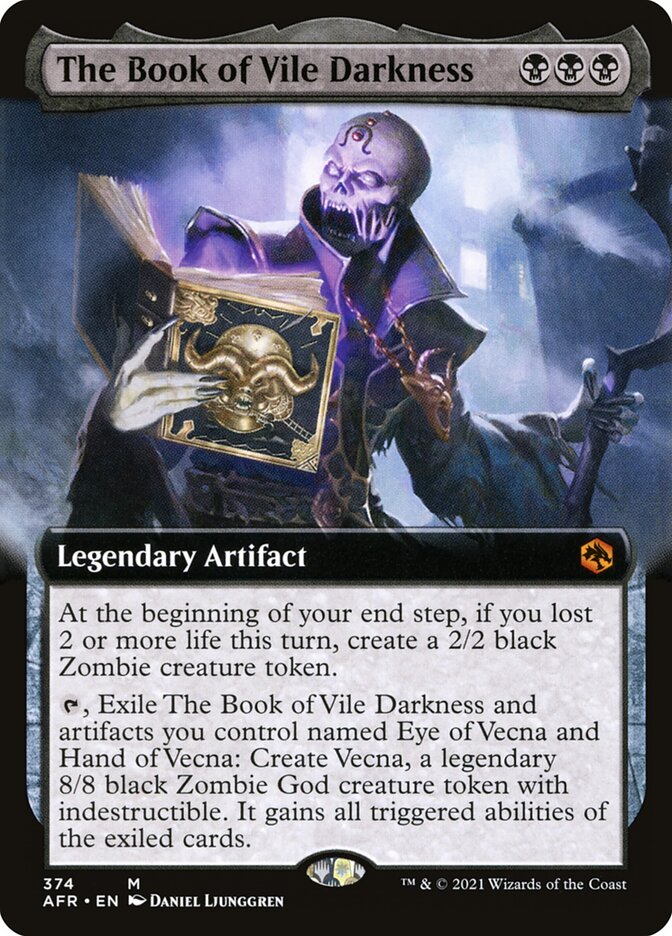 The Book of Vile Darkness - Extended Art - Foil
