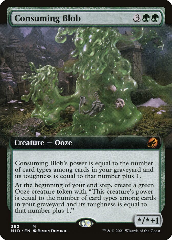 Consuming Blob - Extended Art - Foil