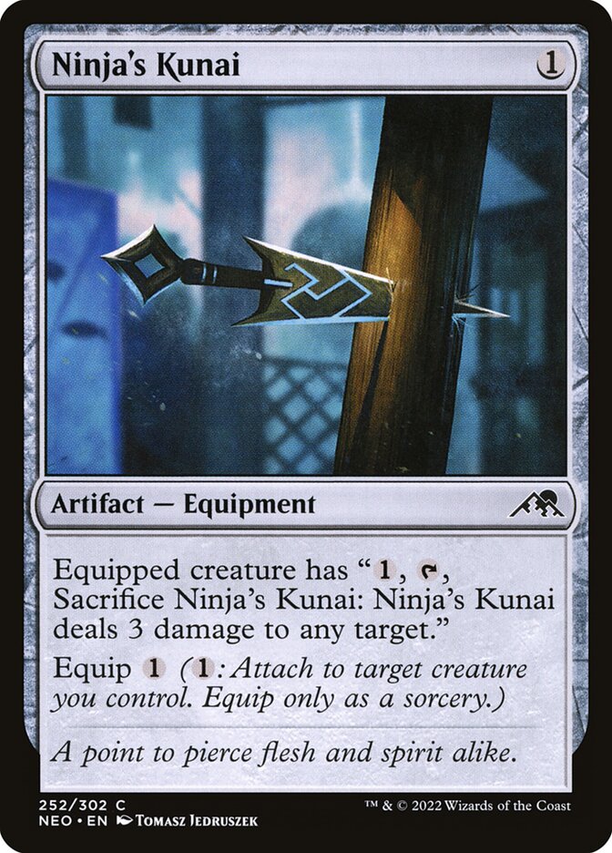 Ninja's Kunai - Foil