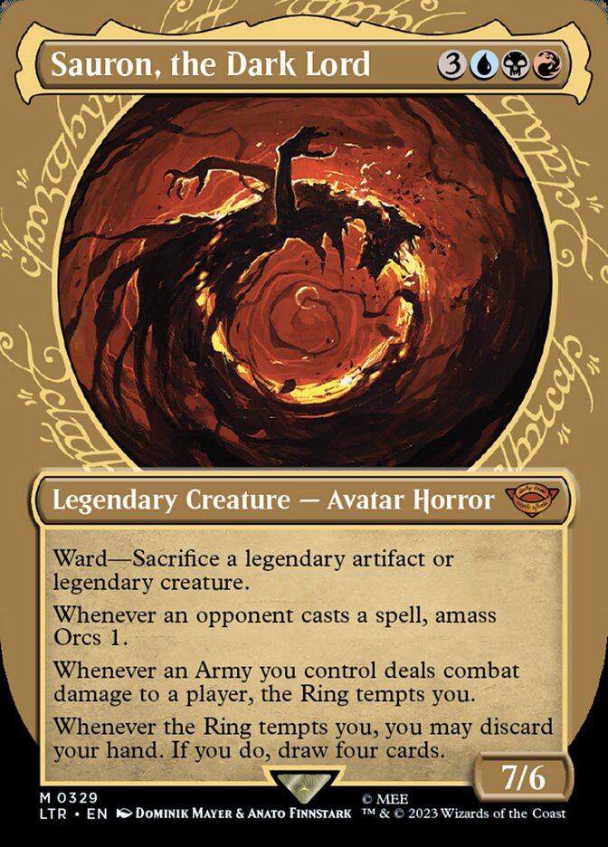 Sauron, the Dark Lord - Showcase - Foil