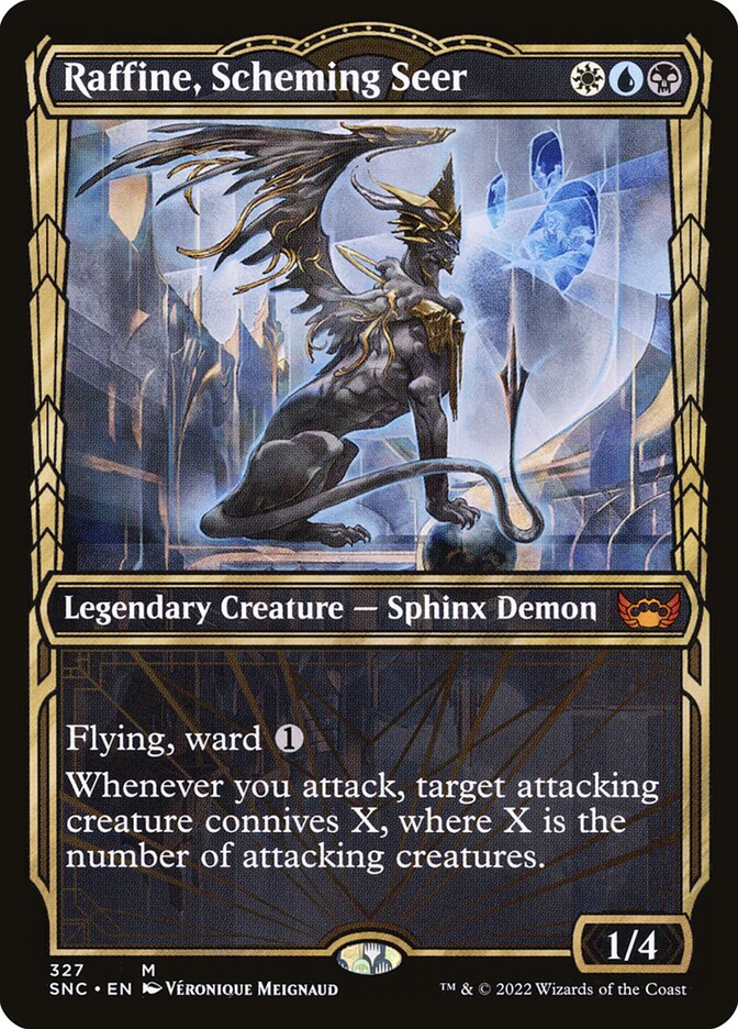 Raffine, Scheming Seer - Showcase - Foil