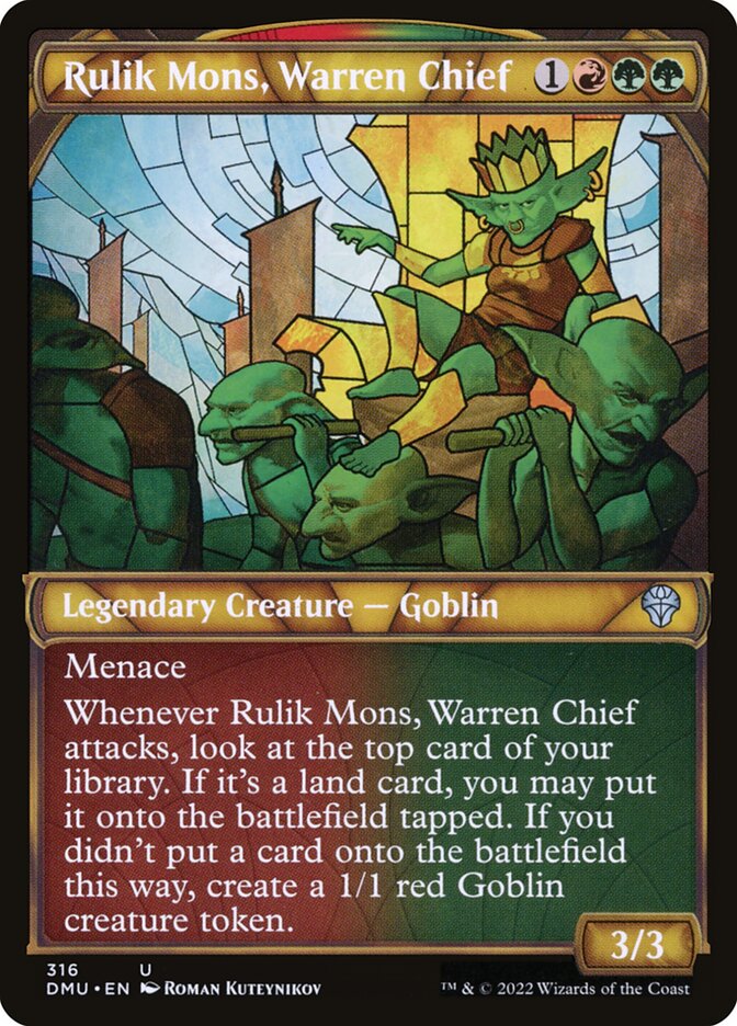 Rulik Mons, Warren Chief - Showcase - Foil
