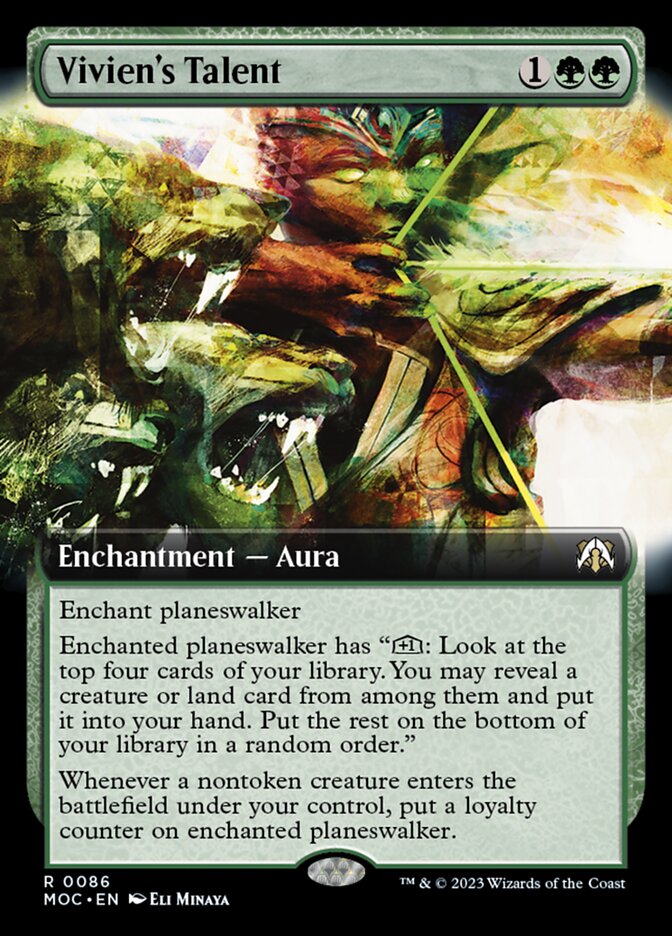 Vivien's Talent - Extended Art - Foil