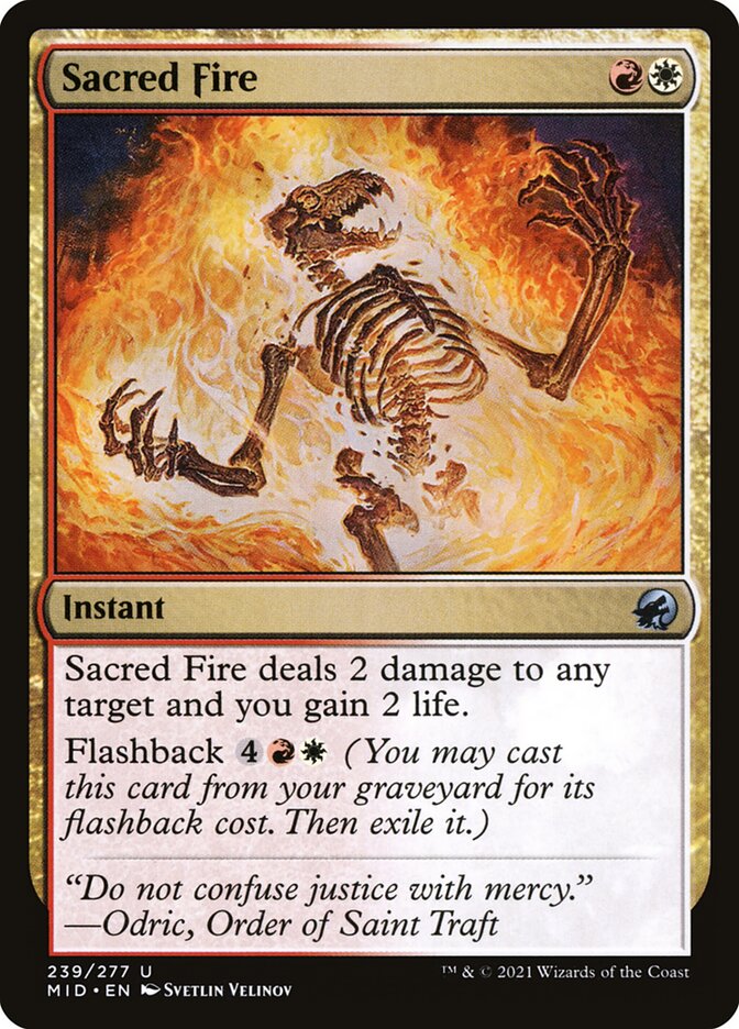 Sacred Fire - Foil