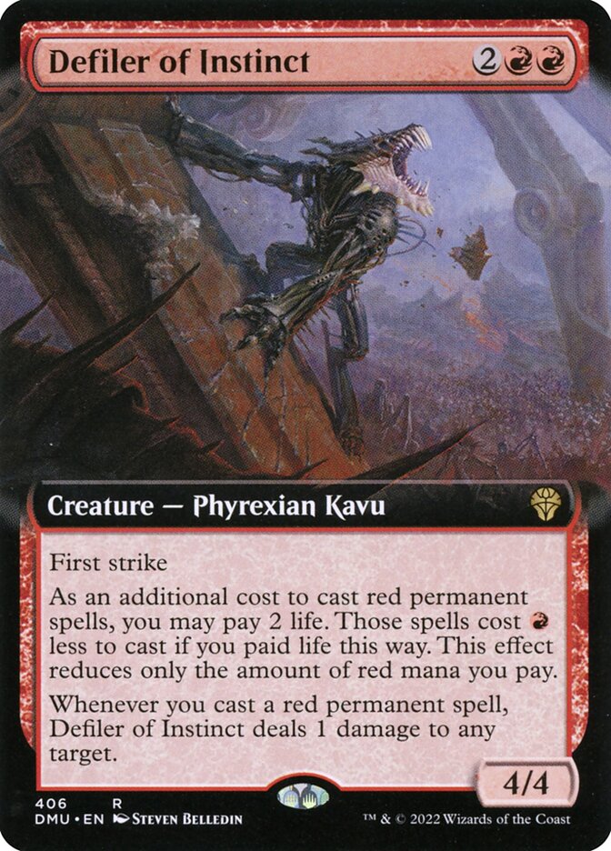 Defiler of Instinct - Extended Art - Foil