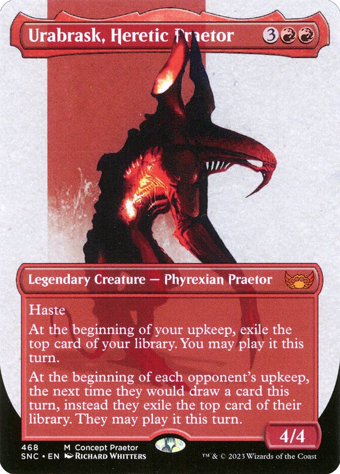 Urabrask, Heretic Praetor - Borderless - Foil