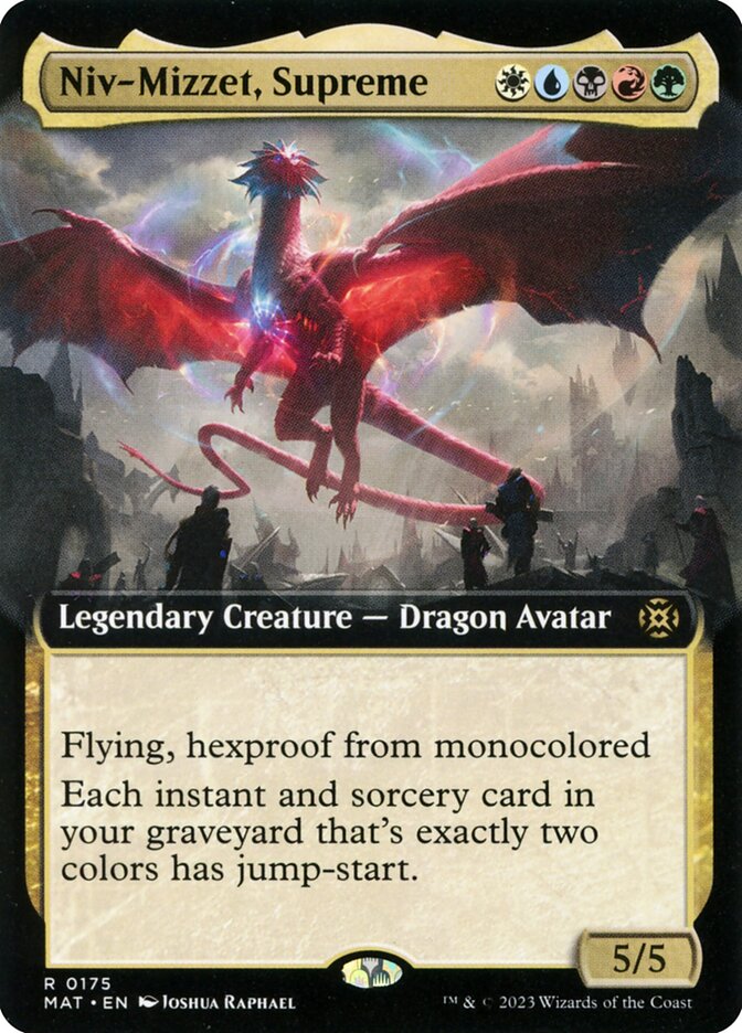 Niv-Mizzet, Supreme - Extended Art - Foil