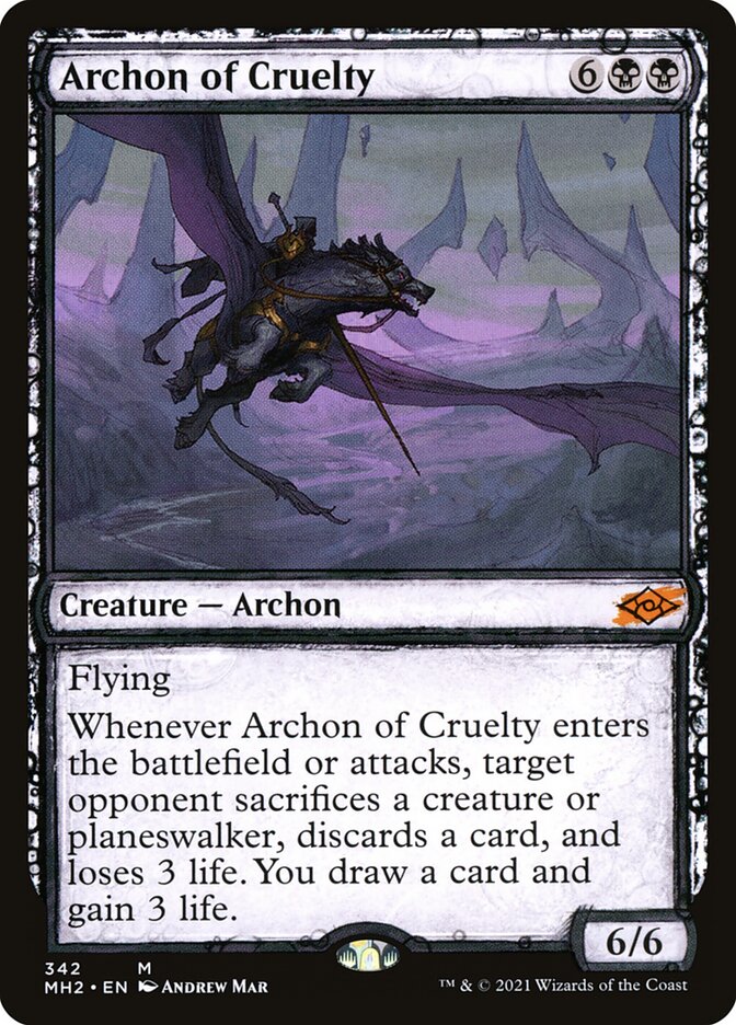 Archon of Cruelty - Sketch Art - Foil