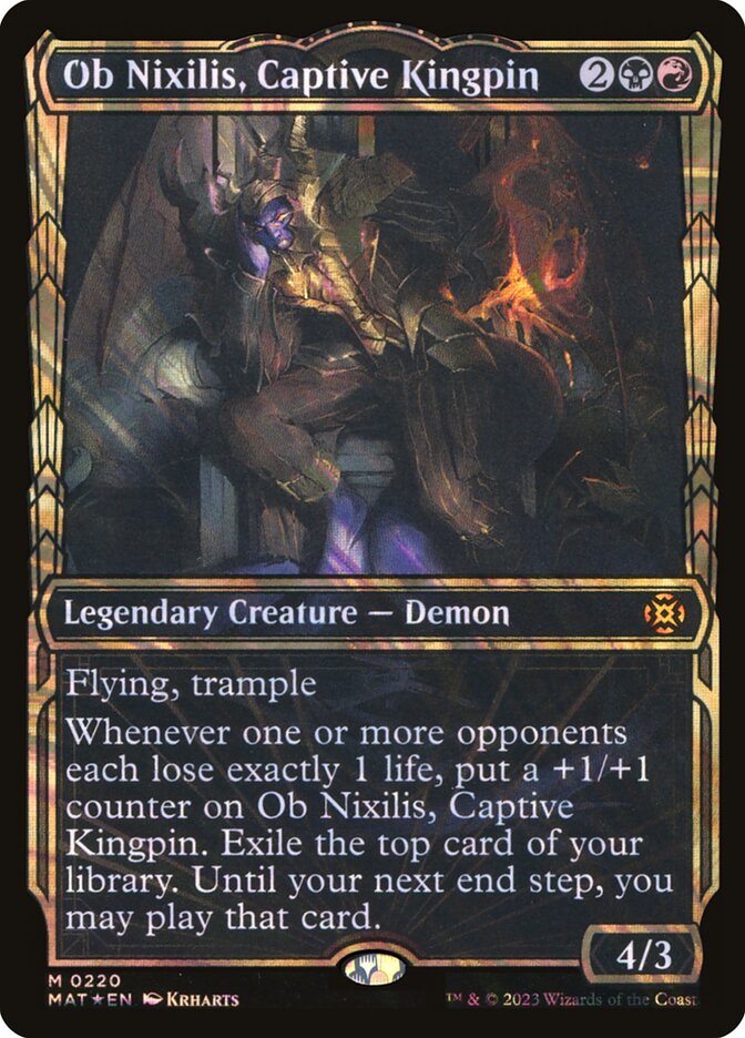 Ob Nixilis, Captive Kingpin - Halo Foil