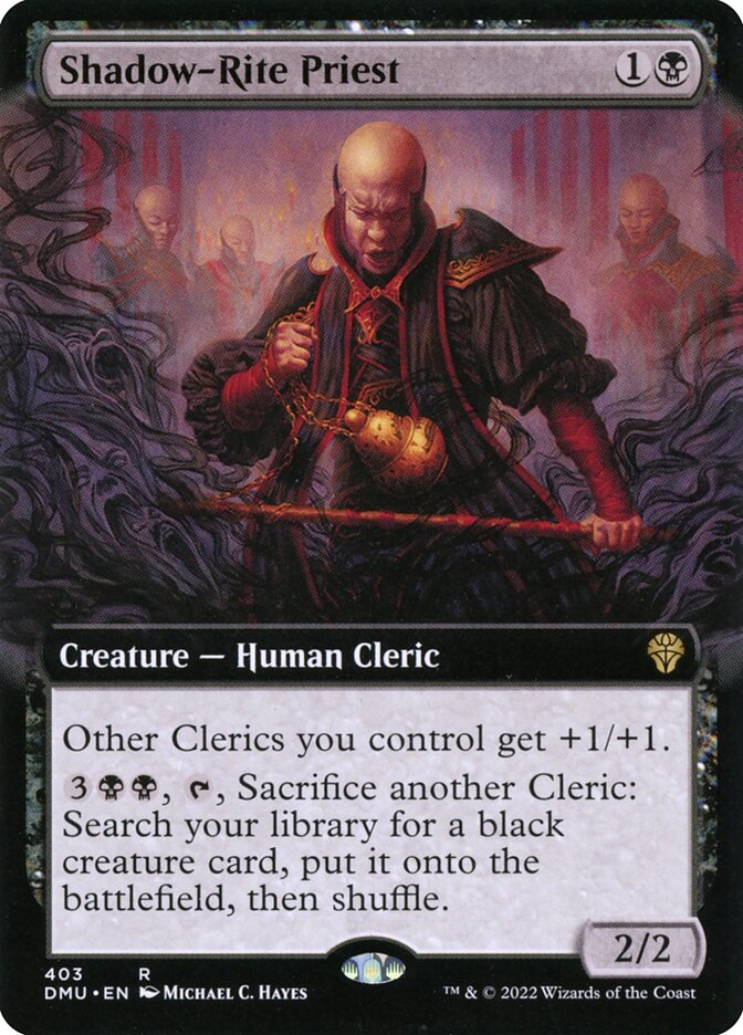 Shadow-Rite Priest - Extended Art - Foil