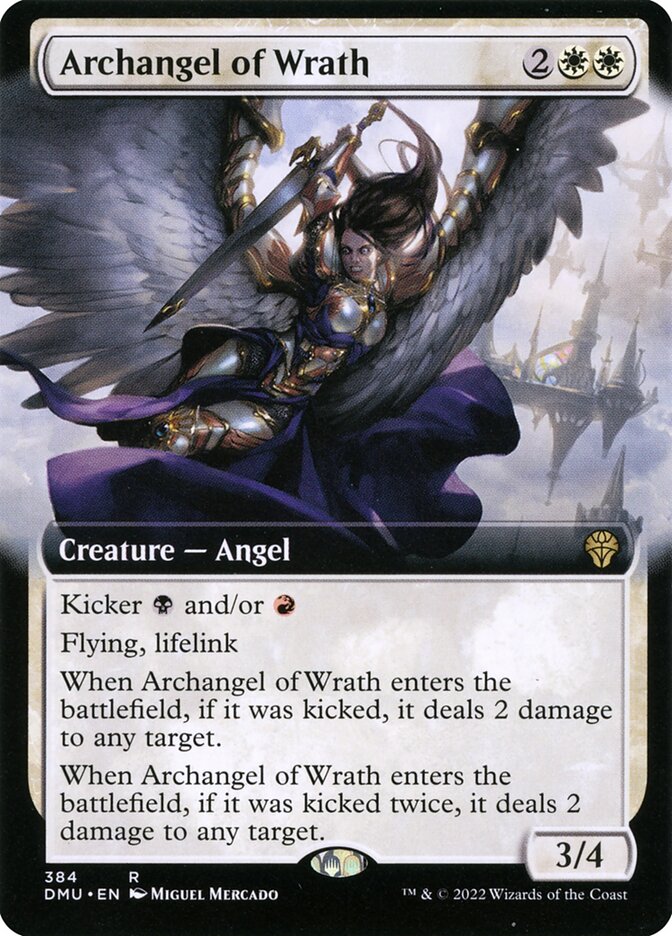 Archangel of Wrath - Extended Art - Foil