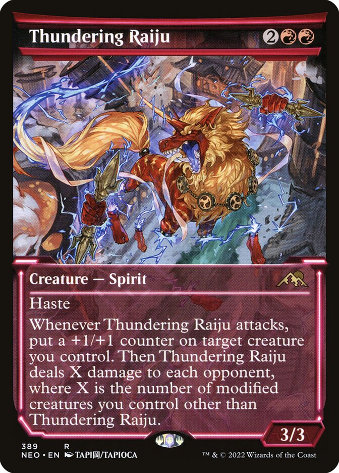 Thundering Raiju - Showcase - Foil