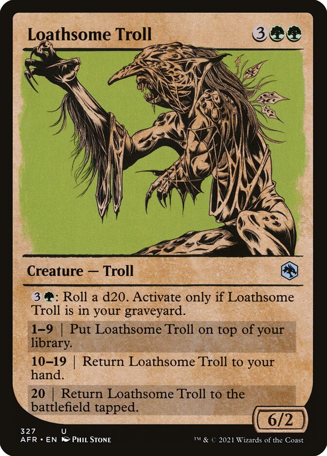 Loathsome Troll - Showcase - Foil