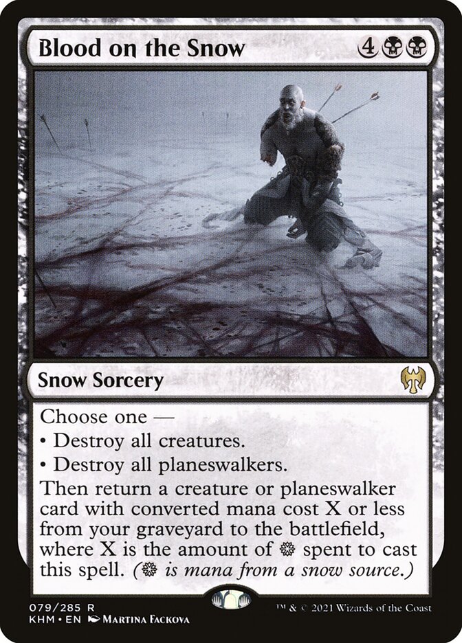 Blood on the Snow - Foil