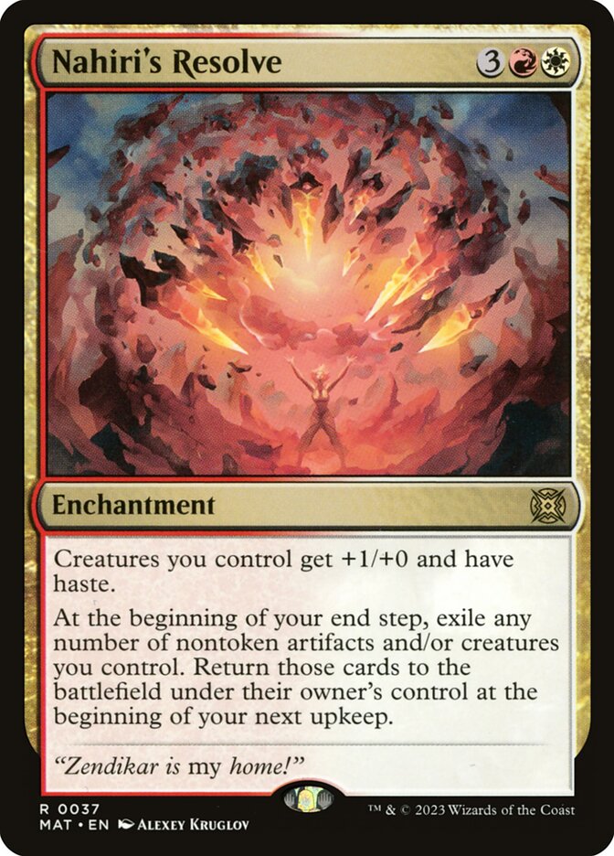 Nahiri's Resolve - Foil