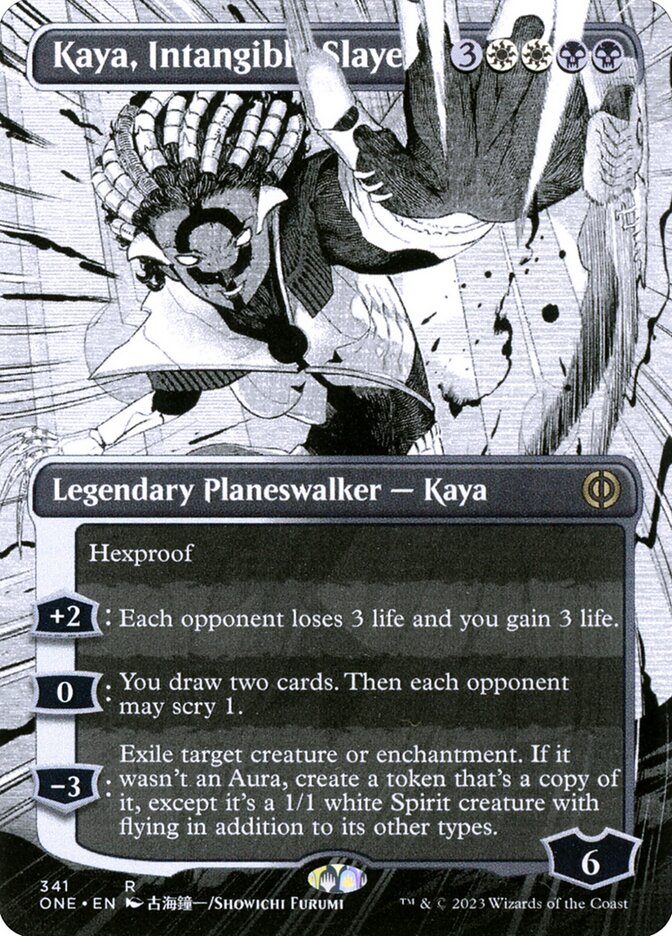 Kaya, Intangible Slayer - Borderless - Foil