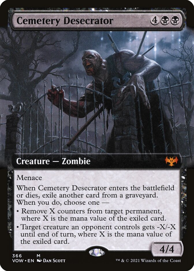 Cemetery Desecrator - Extended Art