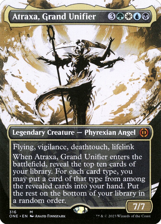 Atraxa, Grand Unifier - Borderless - Foil