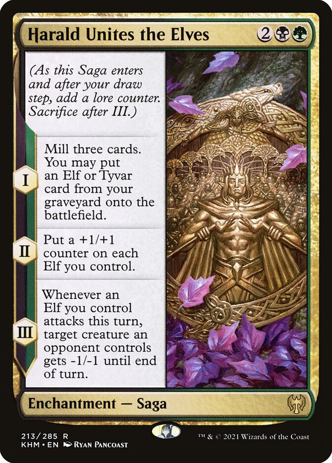 Harald Unites the Elves - Foil