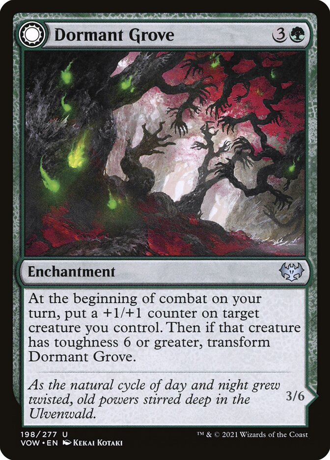 Dormant Grove // Gnarled Grovestrider - Foil