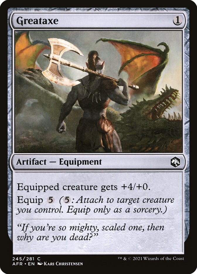 Greataxe - Foil