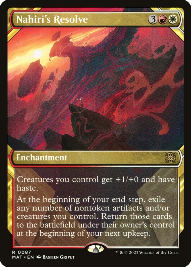 Nahiri's Resolve - Showcase - Foil