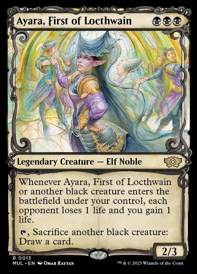Ayara, First of Locthwain - Showcase - Foil