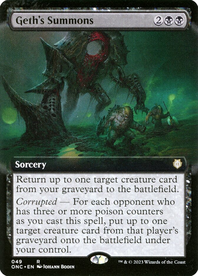Geth's Summons - Extended Art - Foil