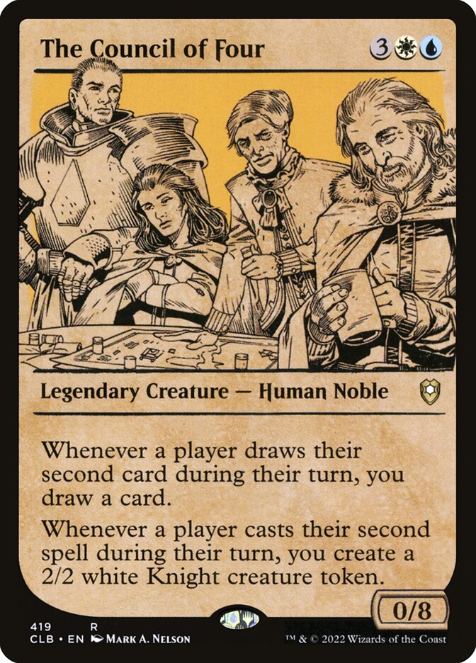 The Council of Four - Showcase - Foil