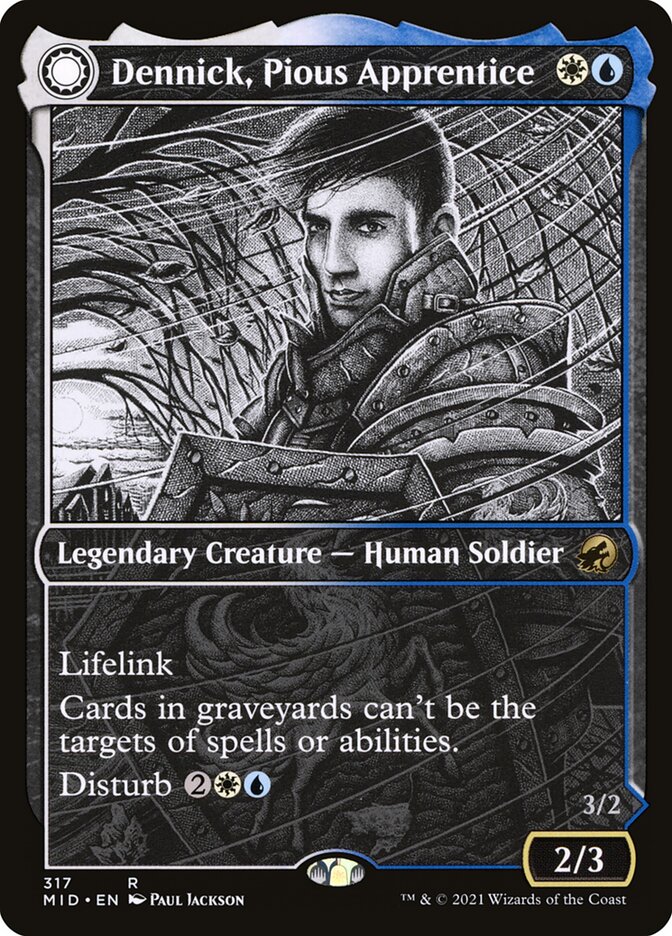 Dennick, Pious Apprentice // Dennick, Pious Apparition - Foil