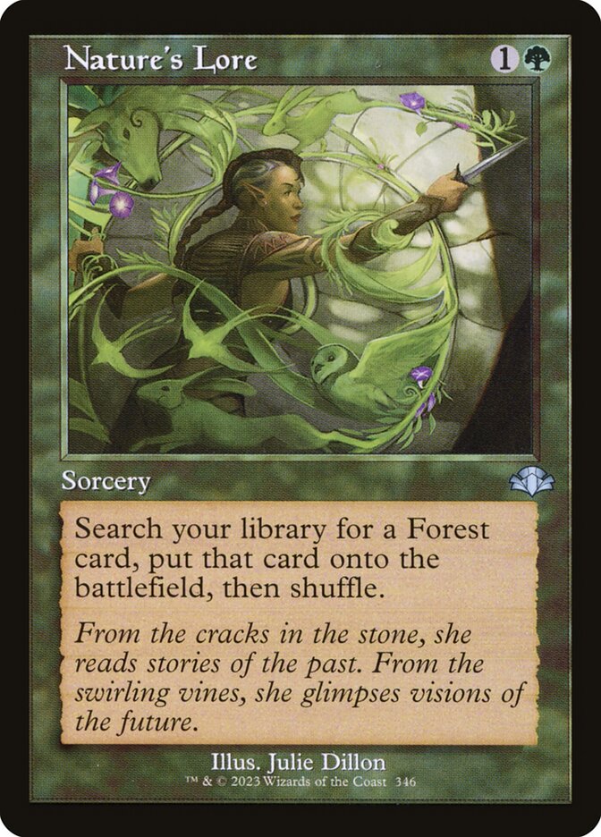 Nature's Lore - Retro Frame - Foil