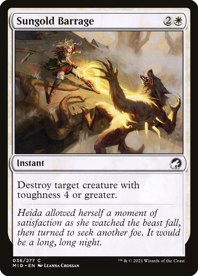 Sungold Barrage - Foil