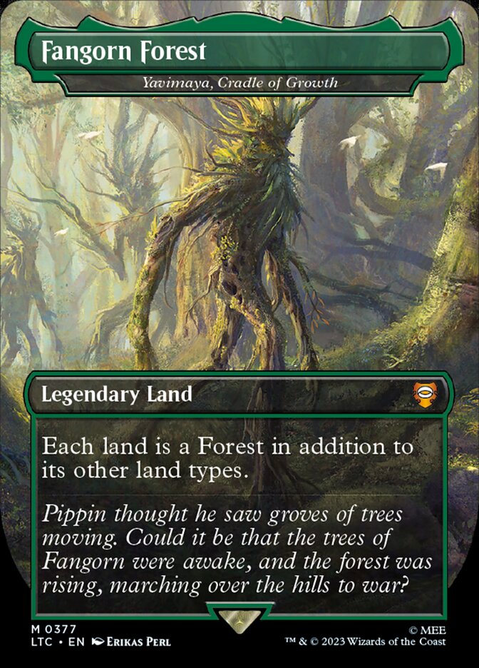 Fangorn Forest (Yavimaya, Cradle of Growth) - Borderless - Foil