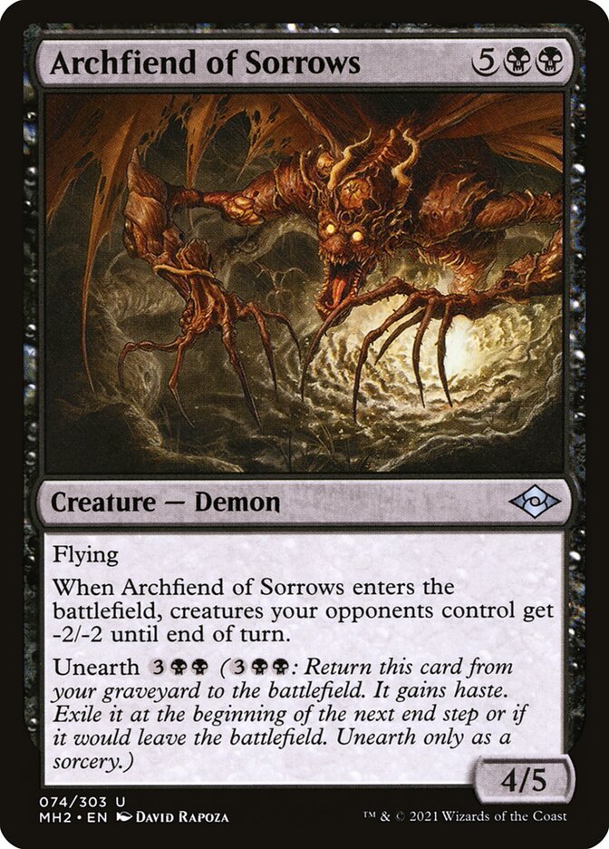 Archfiend of Sorrows - Foil