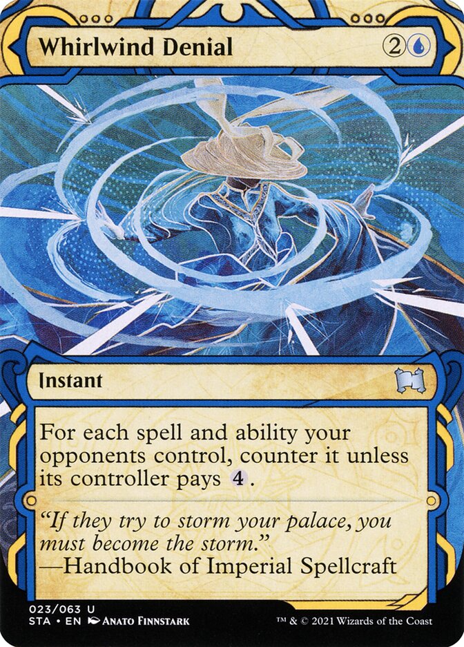 Whirlwind Denial - Borderless - Foil