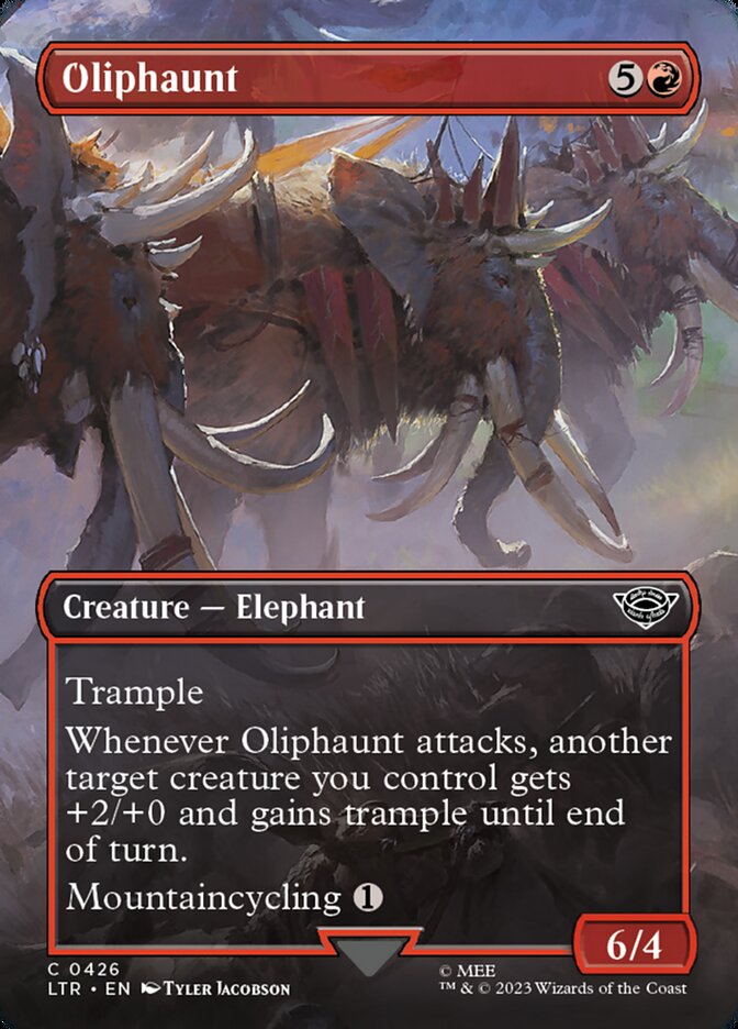 Oliphaunt - Borderless - Foil