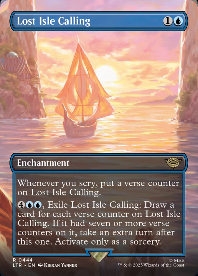 Lost Isle Calling - Borderless - Foil