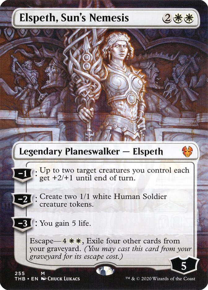 Elspeth, Sun's Nemesis - Borderless - Foil
