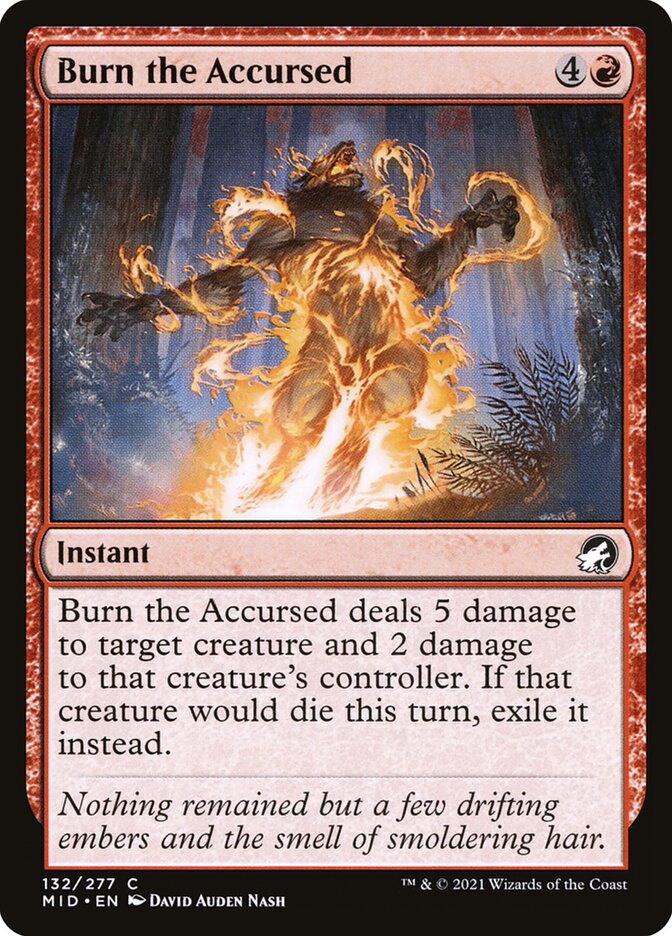 Burn the Accursed - Foil