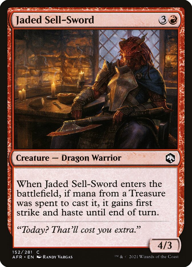 Jaded Sell-Sword - Foil